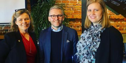 Johanna Boijer-Svahnström, Mats Löfström och Susanne Olofsson